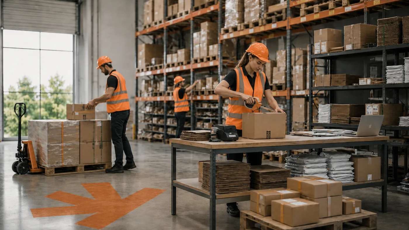 Fulfillment pre e-shopy — vychystávanie a balenie objednávok